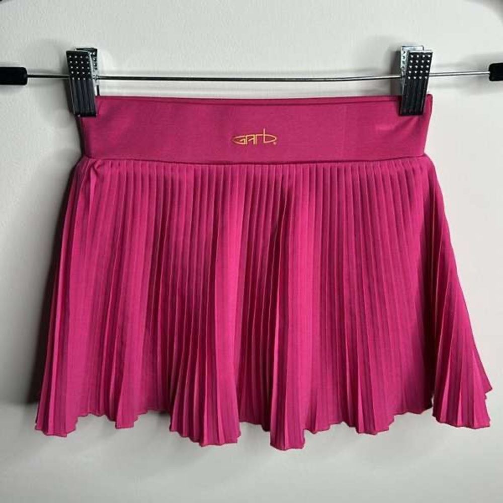 Pink Pleated Women's Skirt